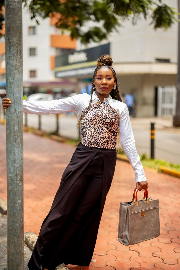 Denri Lola | Structured Tote Handbag | Work & Laptop Carry (up to 13-in Laptop) | Internal pockets Leather, Sustainable & Durable | Organized, Professional Chic