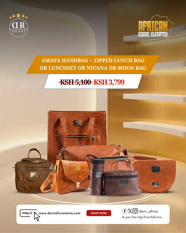Amaya Handbag + Zipped Lunch Bag or Lunchset or Nizana or Moon Bag