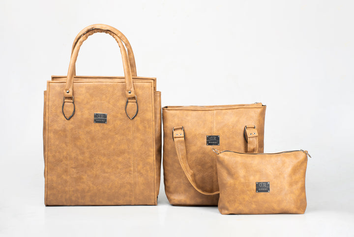 Denri Jamela | Convertible Tote-Backpack | Laptop (up to 15″) | Padded laptop compartment; multi pockets | 3-in-1 carry.