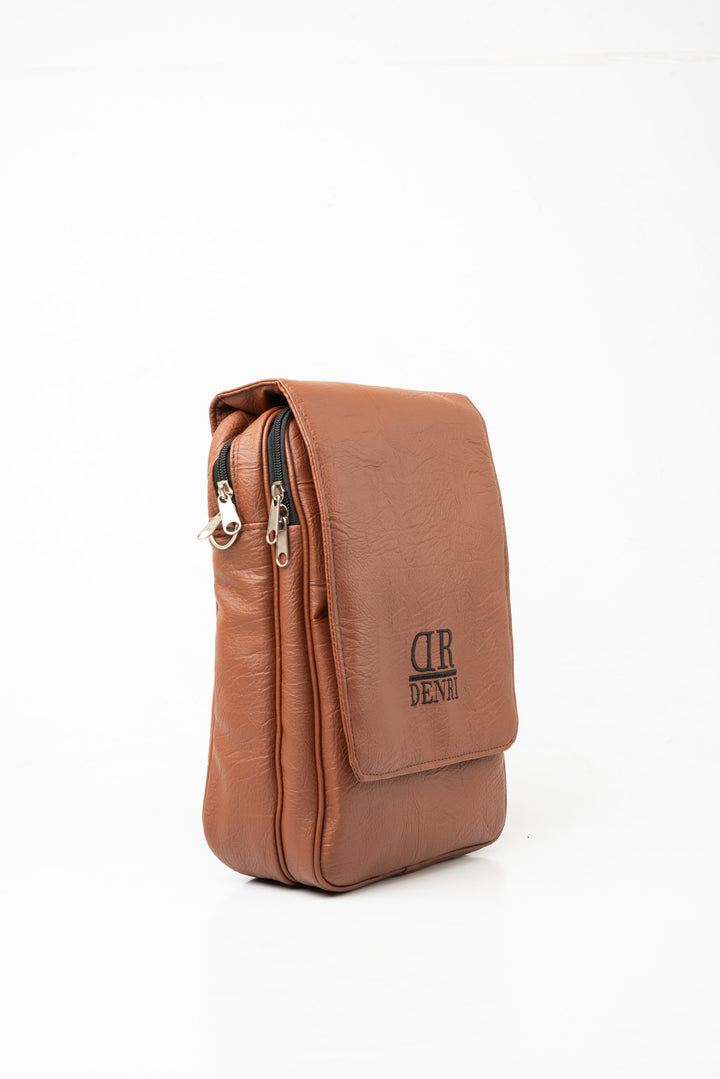 Denri Big man Bag | Large Men’s Sling / Messenger | Everyday & Travel Carry | Multi-Pocket Layout, Durable Build & Adjustable Strap | Spacious, Practical Design