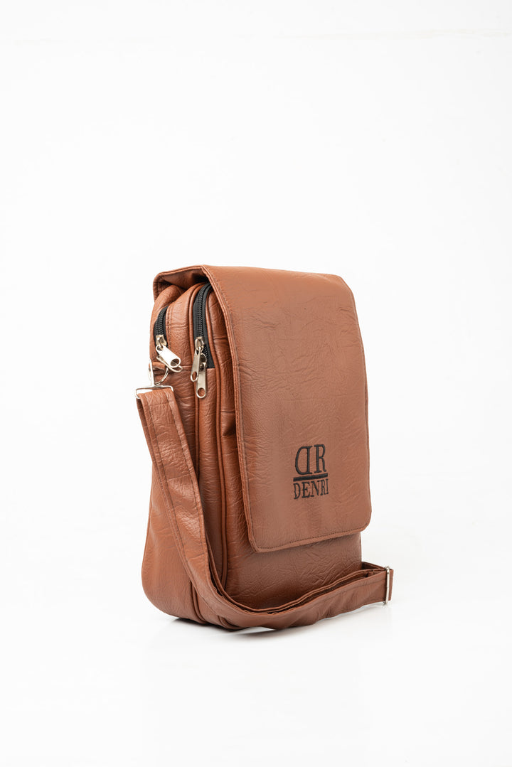 Denri Big man Bag | Large Men’s Sling / Messenger | Everyday & Travel Carry | Multi-Pocket Layout, Durable Build & Adjustable Strap | Spacious, Practical Design