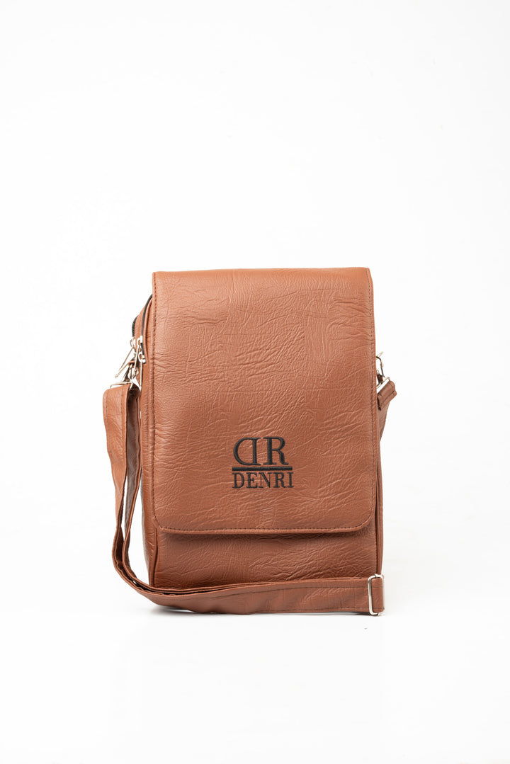 Denri Big man Bag | Large Men’s Sling / Messenger | Everyday & Travel Carry | Multi-Pocket Layout, Durable Build & Adjustable Strap | Spacious, Practical Design