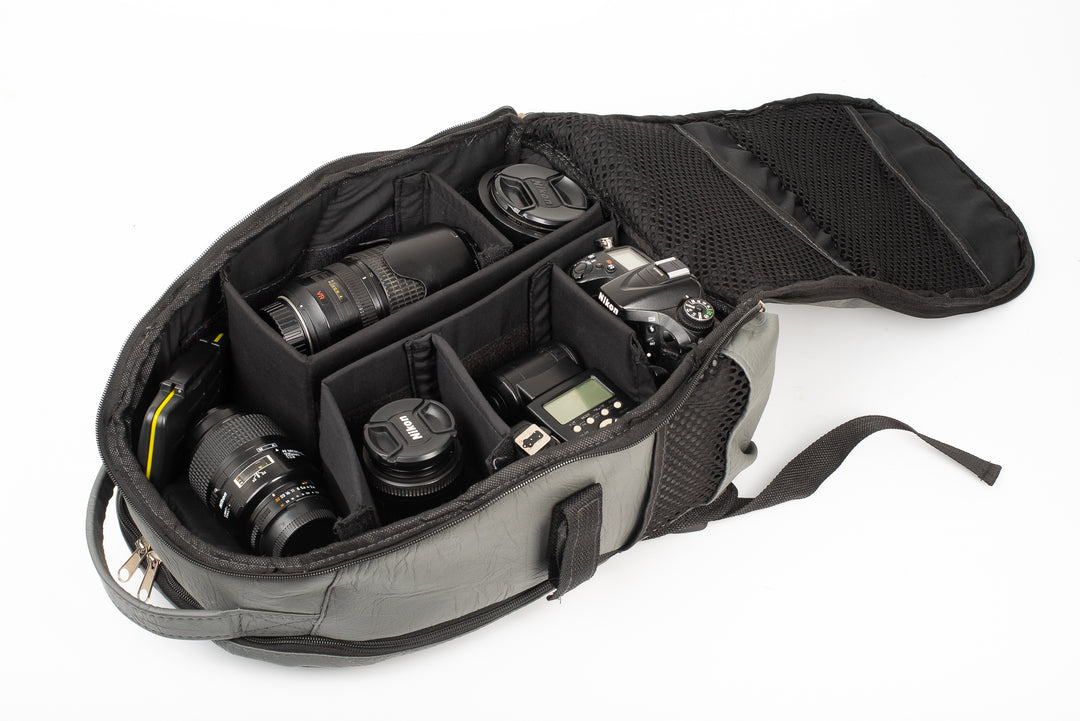 Denri Adrian Camera Bag – Professional Waterproof Photography Backpack with Camera & Lens Compartments | Fits DSLR, Drone & 15.5-inch Laptop | Durable Bag Pack with Robust Zips, Padded Straps & Multiple Pockets