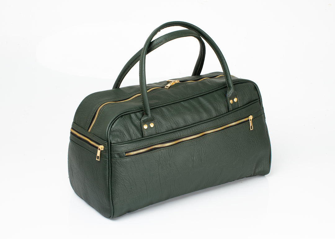Denri Kaz | Compact Travel Bag | Short Getaways & Weekends | Water-Resistant Build, Multiple Pockets & Adjustable Strap | Versatile, Stylish Companion