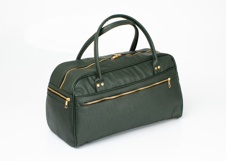 Denri Kaz | Compact Travel Bag | Short Getaways & Weekends | Water-Resistant Build, Multiple Pockets & Adjustable Strap | Versatile, Stylish Companion