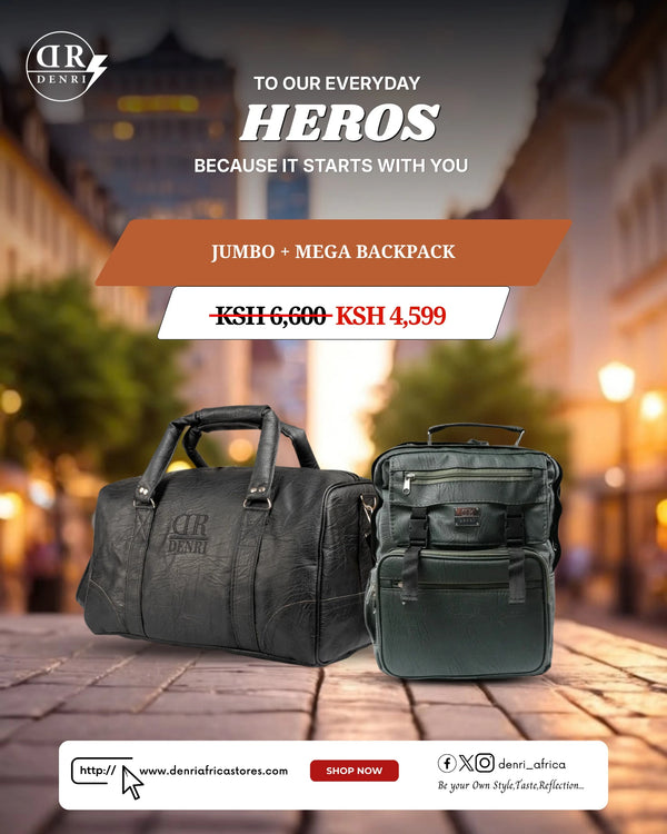 Jumbo Travel + Mega Backpack