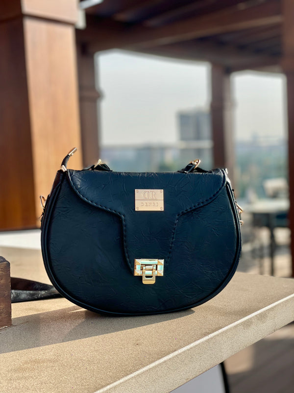 Denri Celine Sling Bag | Premium Leather, Inner Zipped Pocket & Detachable Strap