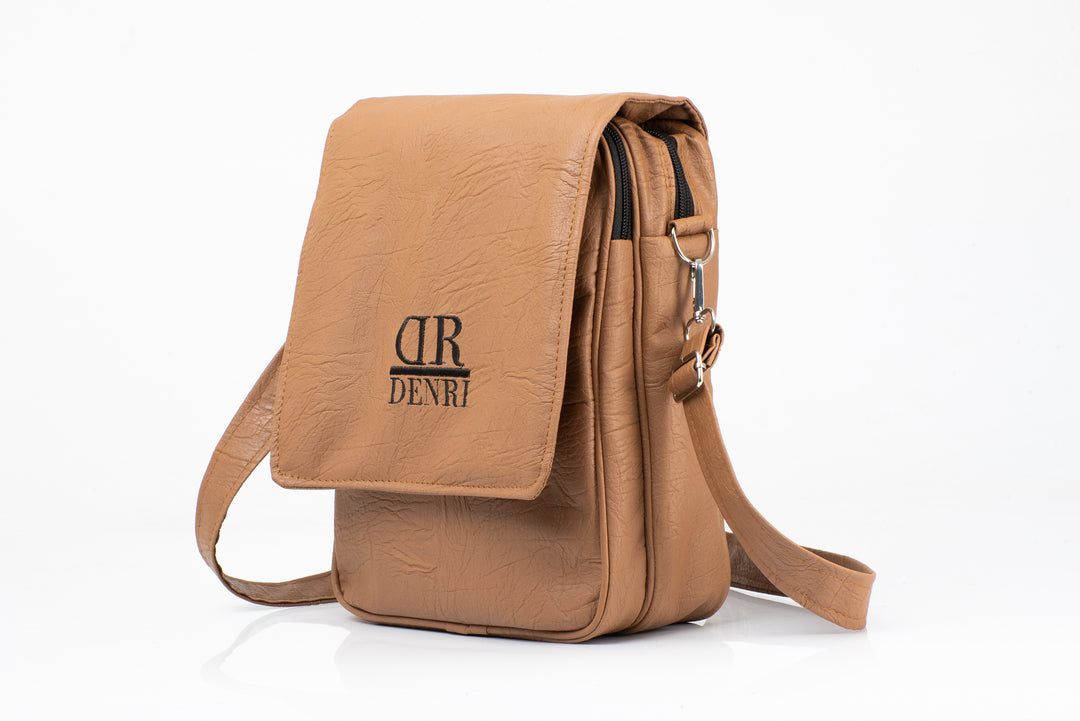 Denri Man Bag | Men’s Crossbody Sling | Everyday & Travel Use | Lightweight Build, External & Internal Pockets & Adjustable Strap | Functional, Stylish Carry