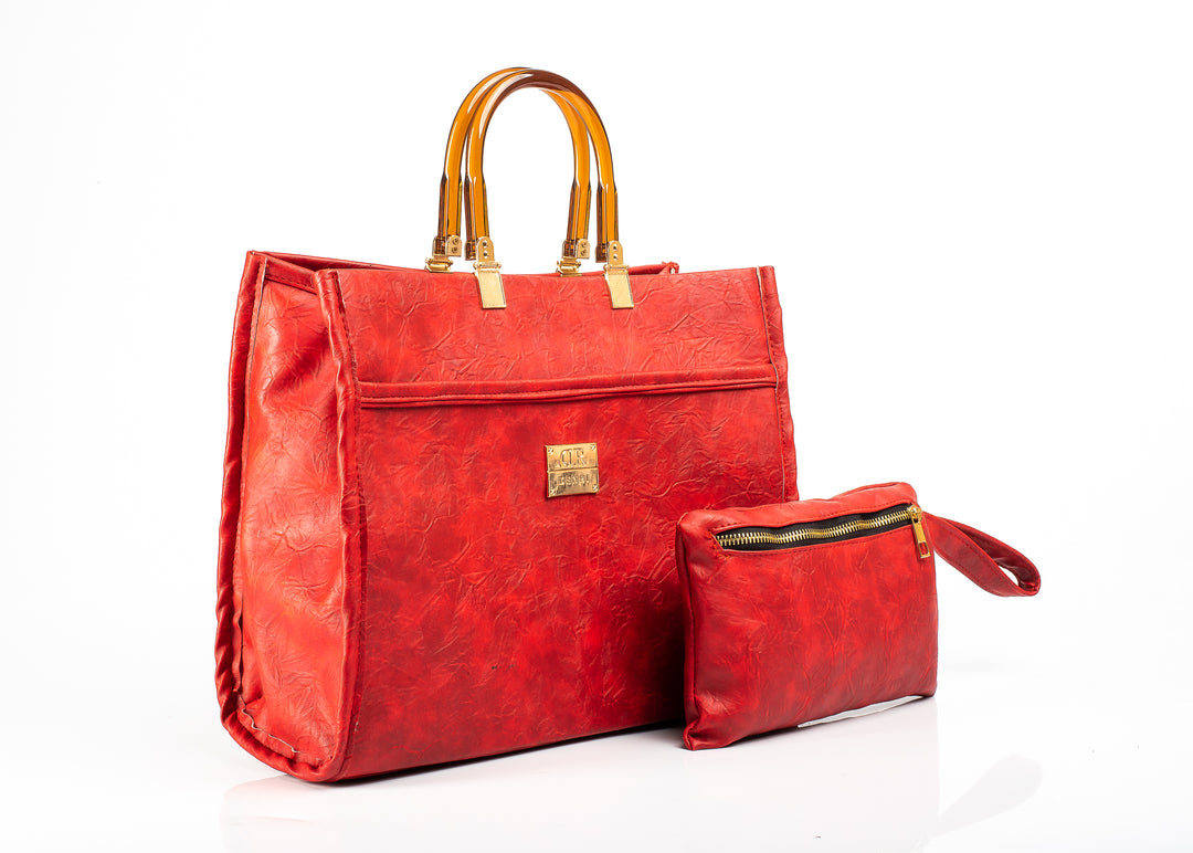 Denri Lola | Structured Tote Handbag | Work & Laptop Carry (up to 13-in Laptop) | Internal pockets Leather, Sustainable & Durable | Organized, Professional Chic