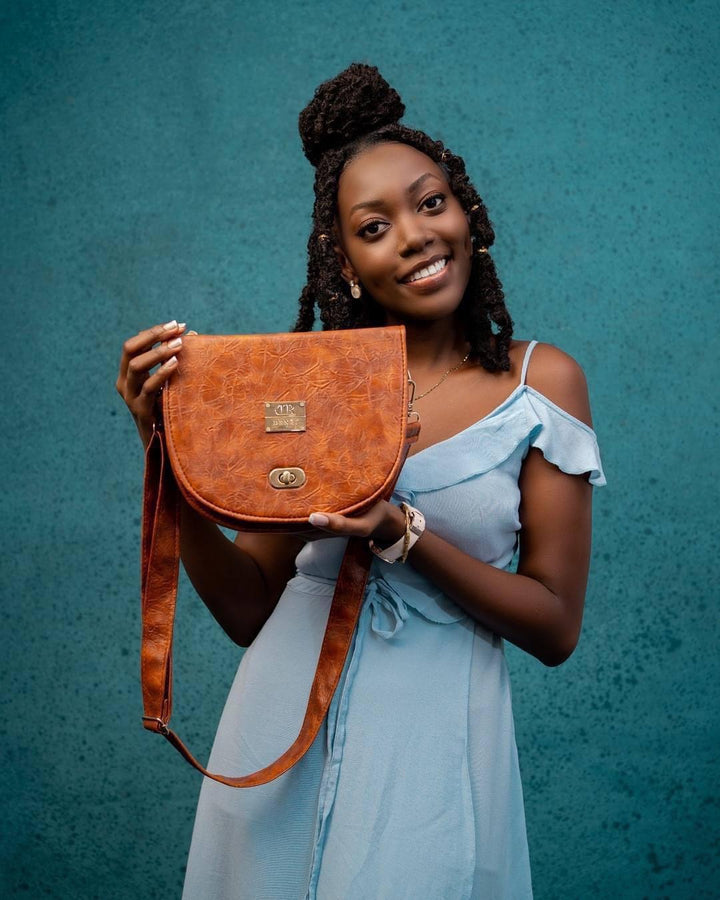 Denri Moon Sling Bag | Compact Sling Crossbody | Day-to-Night Casual & Evening Use | Premium Material, Adjustable Strap & Multiple Pockets | Sleek, Stylish Statement
