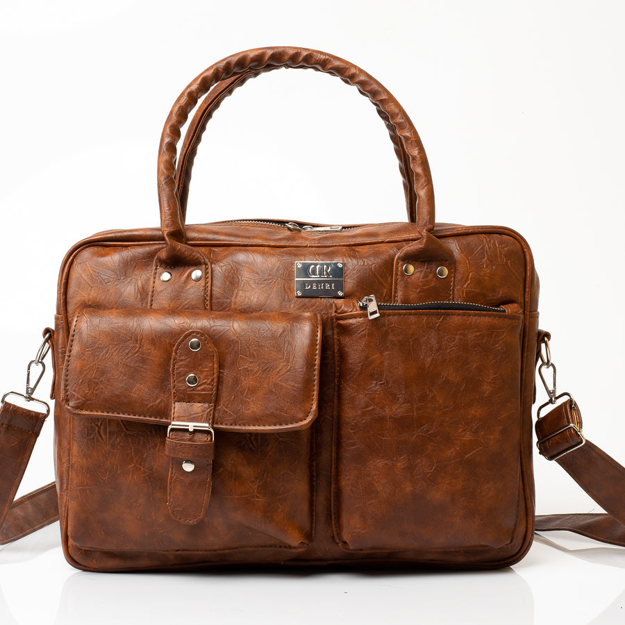 Denri Nova briefcase bag | Sturdy Handle, Laptop Compartment & Multiple Pockets