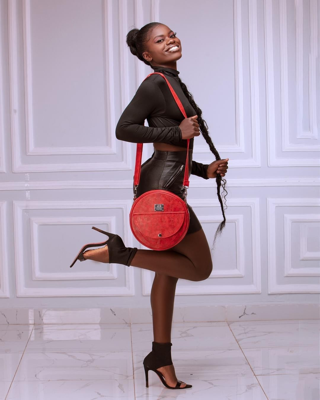 Denri Butterfly Sling | Round Sling Bag | Everyday & Casual Outings | Premium Material, Adjustable Strap & 3 Pockets | Compact Style Statement