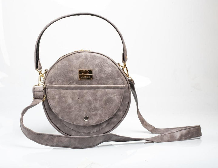Denri Butterfly Sling | Round Sling Bag | Everyday & Casual Outings | Premium Material, Adjustable Strap & 3 Pockets | Compact Style Statement