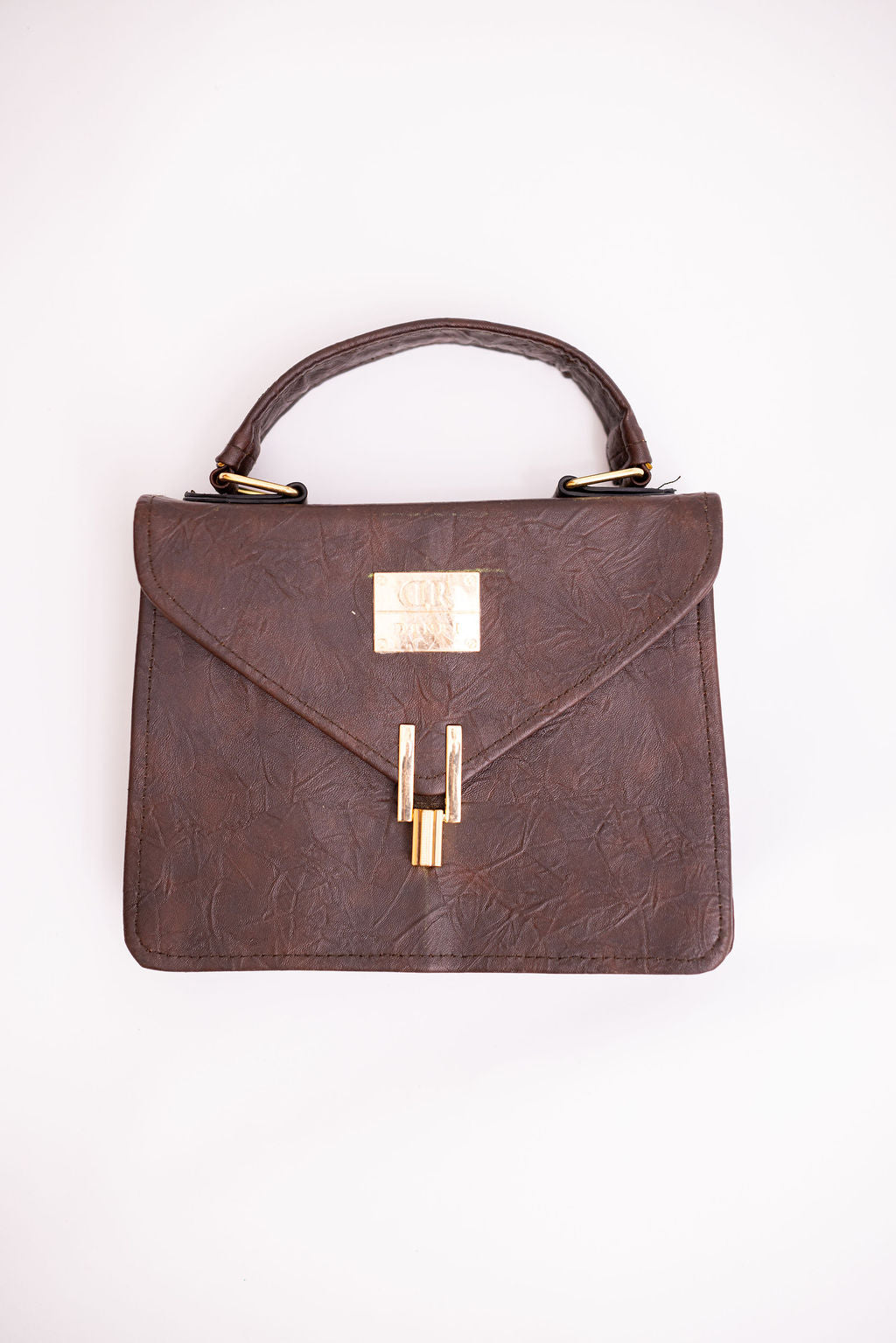 Denri Aurora | Mini Shoulder & Sling Handbag | Hand-stitched Leather with Metal Lock Stitch Detail | Versatile, Chic & Secure Accessory