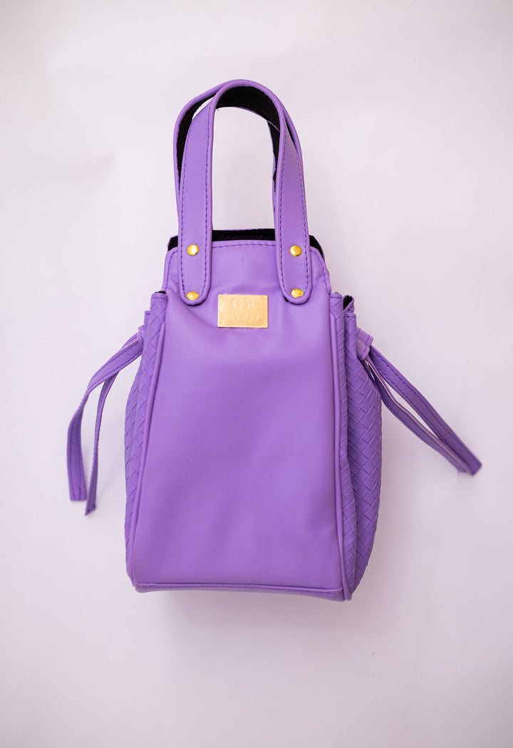 Denri Skye | Statement Evening Handbag | Special Events | Textured Vegan Leather, Hidden Press-Button Closure | Chic & Featherlight