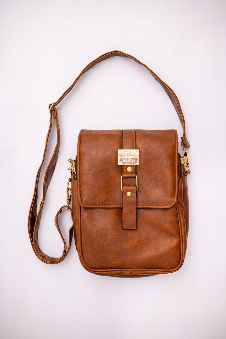 Denri Zane Man Bag | Men’s Sling Bag | Everyday & Urban Carry | Premium Material, 3 External Zip Pockets & Adjustable Strap | Bold, Functional Accessory
