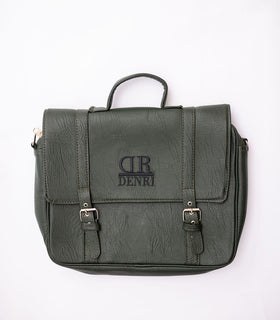 Denri Briefcase Bag |  Zip Main Compartment, Inner Lined Pocket & Detachable Strap
