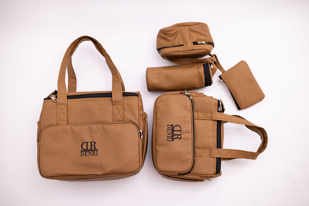 Denri Baby bag | Multi-Function Baby Bag | Parenting & Travel Use | Waterproof Material, Multiple Pockets & Change Mat | Practical, Stylish Nursery Essential