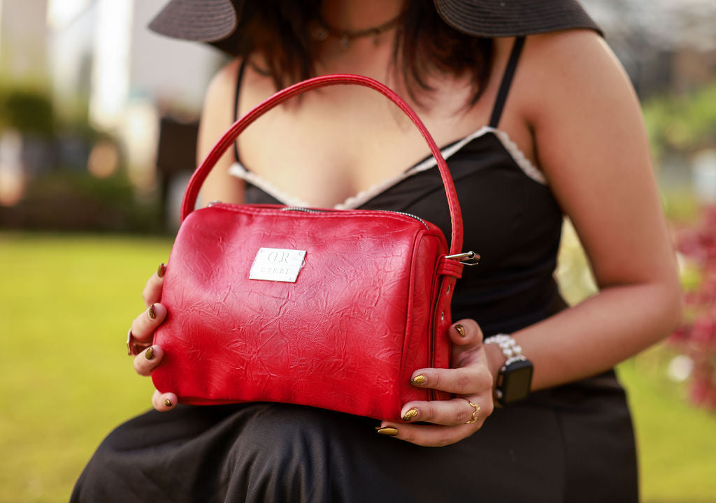 Denri Mandy | Compact Everyday Handbag | Daily Commute & Casual | Vegan Leather, 4 Interior Compartments, Adjustable Handle | Organized, Lightweight Chic
