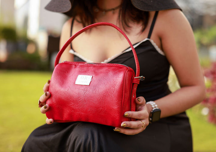 Denri Mandy | Compact Everyday Handbag | Daily Commute & Casual | Vegan Leather, 4 Interior Compartments, Adjustable Handle | Organized, Lightweight Chic