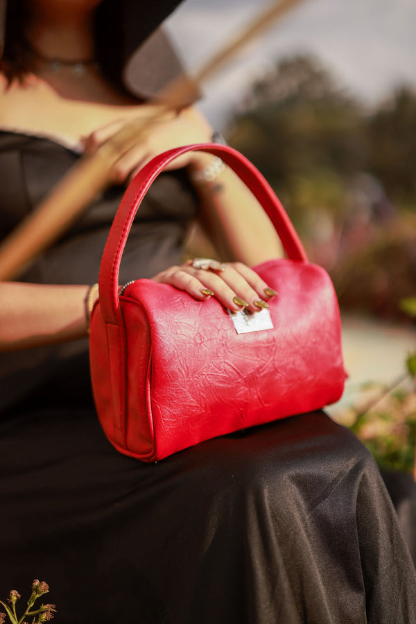 Denri Mandy Handbag | Vegan Leather, 4 Interior Compartments, Adjustable Handle