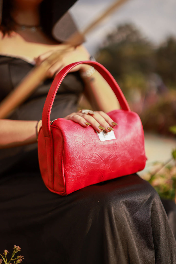 Denri Mandy | Compact Everyday Handbag | Daily Commute & Casual | Vegan Leather, 4 Interior Compartments, Adjustable Handle | Organized, Lightweight Chic