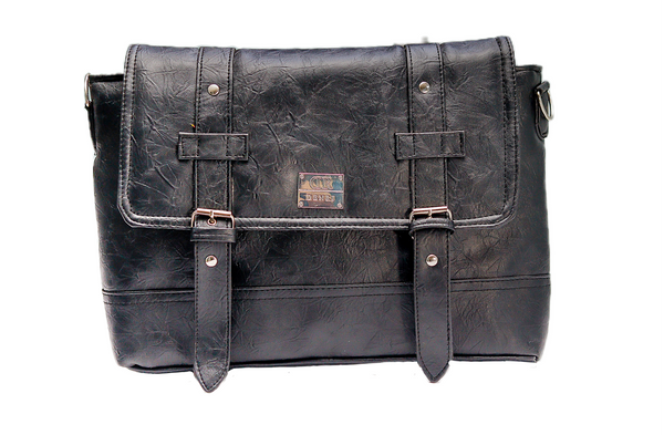 Denri Mystique Briefcase Bag | Faux Leather & Multiple Compartments