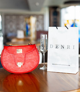 Denri Celine Sling Bag | Premium Leather, Inner Zipped Pocket & Detachable Strap