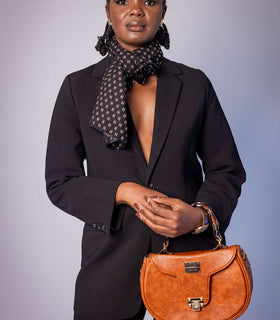 Denri Celine Sling Bag | Premium Leather, Inner Zipped Pocket & Detachable Strap