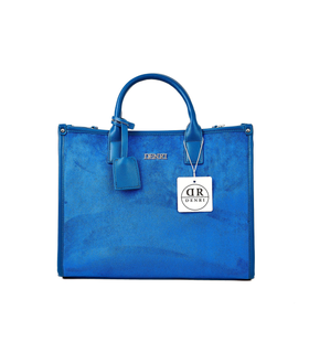 Denri | Nala Tote Bag | Dual-Texture Suede & Faux Leather Tote | Gold Hardware, Laptop-Ready