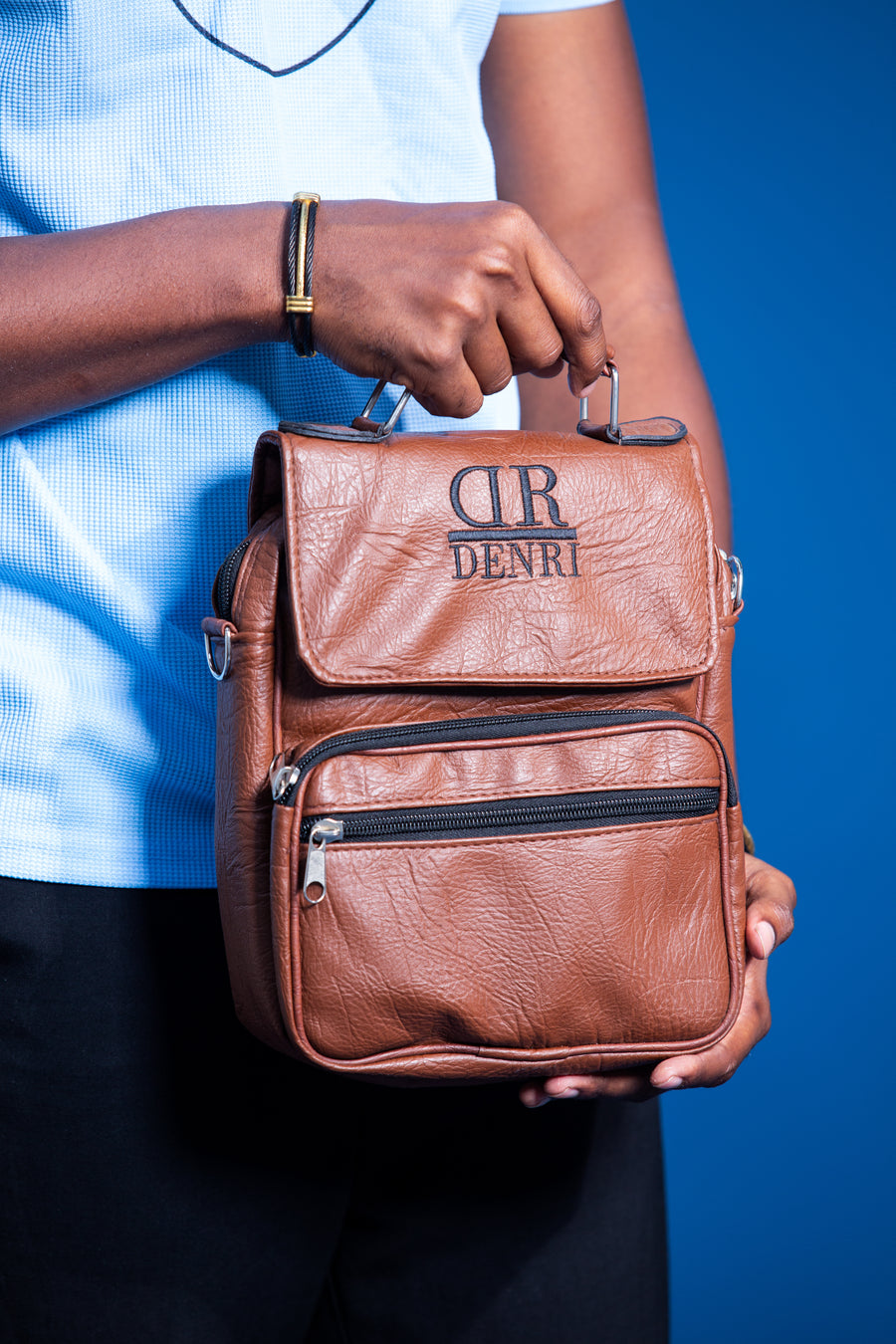 Denri Jayden | Men’s Sling / Shoulder Bag |  Multiple Compartments & Adjustable Strap