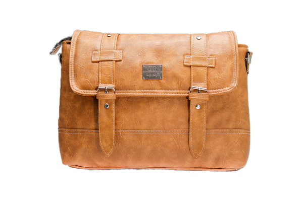 Denri Mystique Briefcase Bag | Faux Leather & Multiple Compartments