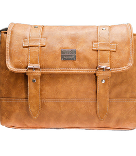 Denri Mystique Briefcase Bag | Faux Leather & Multiple Compartments