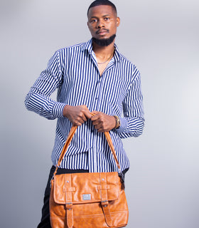 Denri Mystique Briefcase Bag | Faux Leather & Multiple Compartments