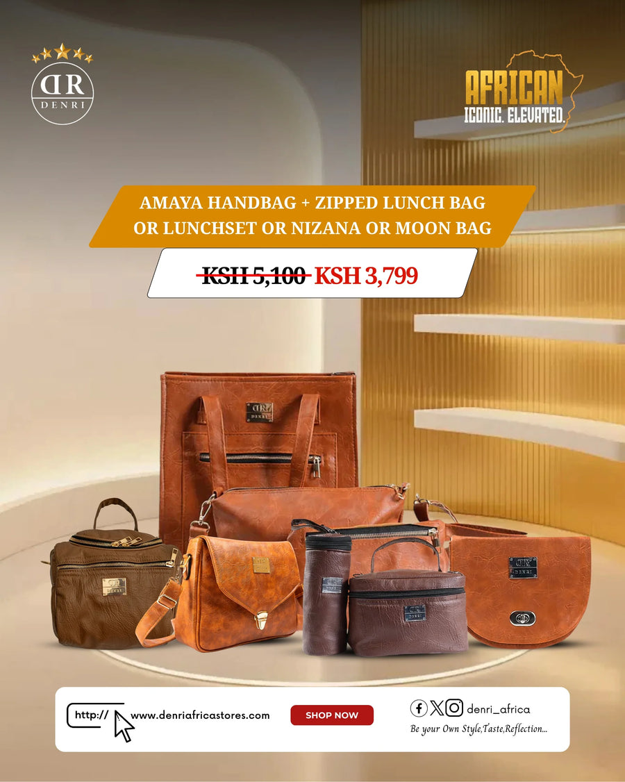 Amaya Handbag + Zipped Lunch Bag or Lunchset or Nizana or Moon Bag
