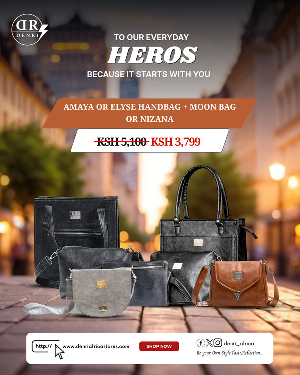 Amaya Handbag or Elyse Handbag + Moon Bag or Nizana Handbag