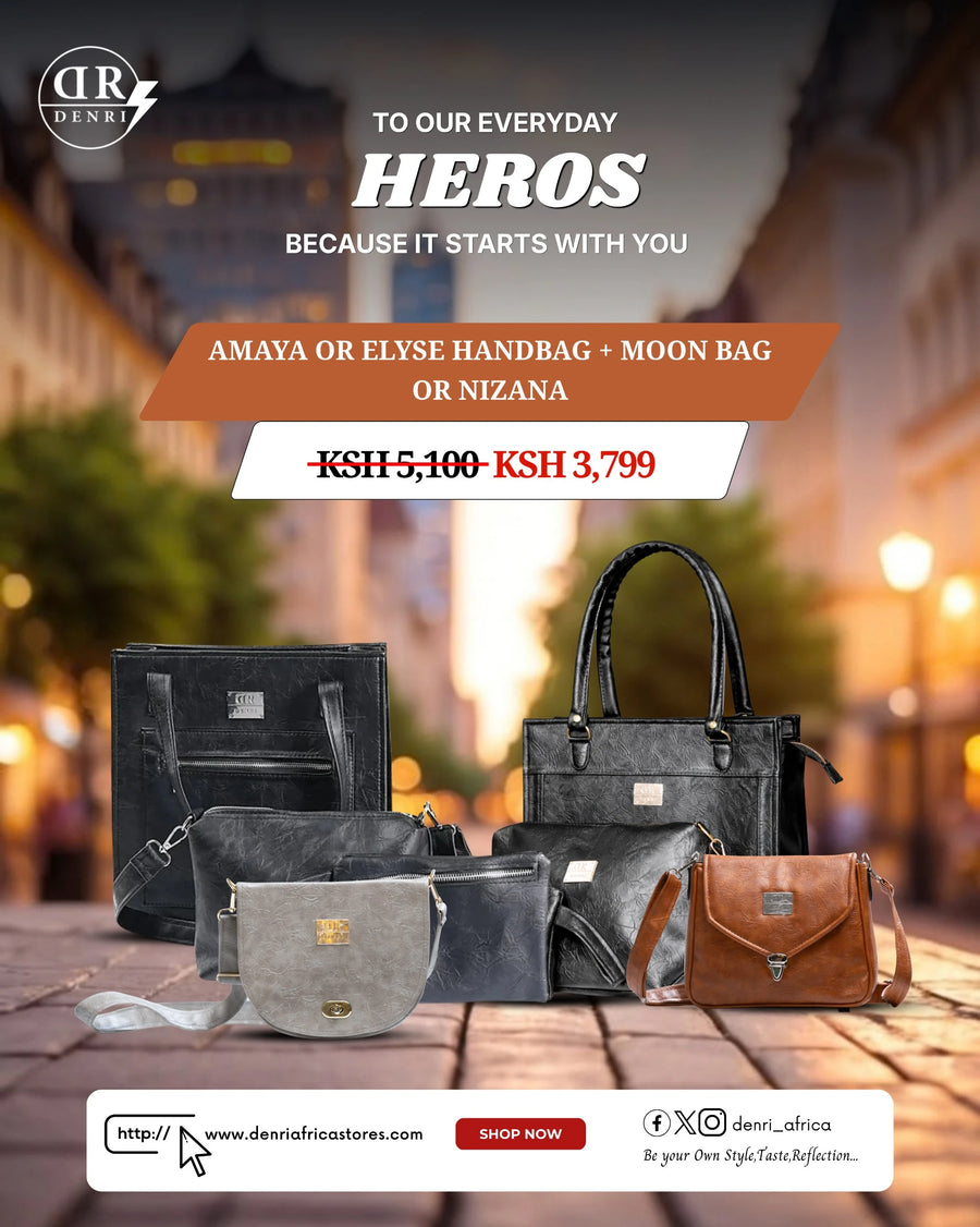 Amaya Handbag or Elyse Handbag + Moon Bag or Nizana Handbag