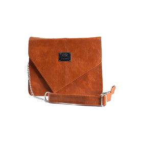 Denri Avana Sling Bag | Vegan Leather Tote | Secure Flap & Internal Pocket