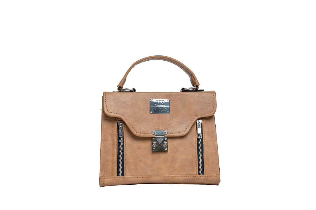 Denri Karina | Mini Structured Handbag | Events, Office & Everyday | Premium Finish, Ergonomic Handles & Adjustable Strap | Compact, Luxe Statement