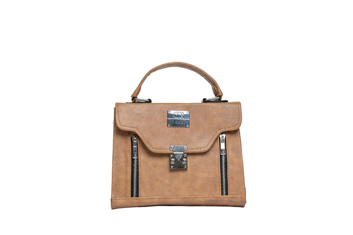 Denri Karina | Mini Structured Handbag | Events, Office & Everyday | Premium Finish, Ergonomic Handles & Adjustable Strap | Compact, Luxe Statement