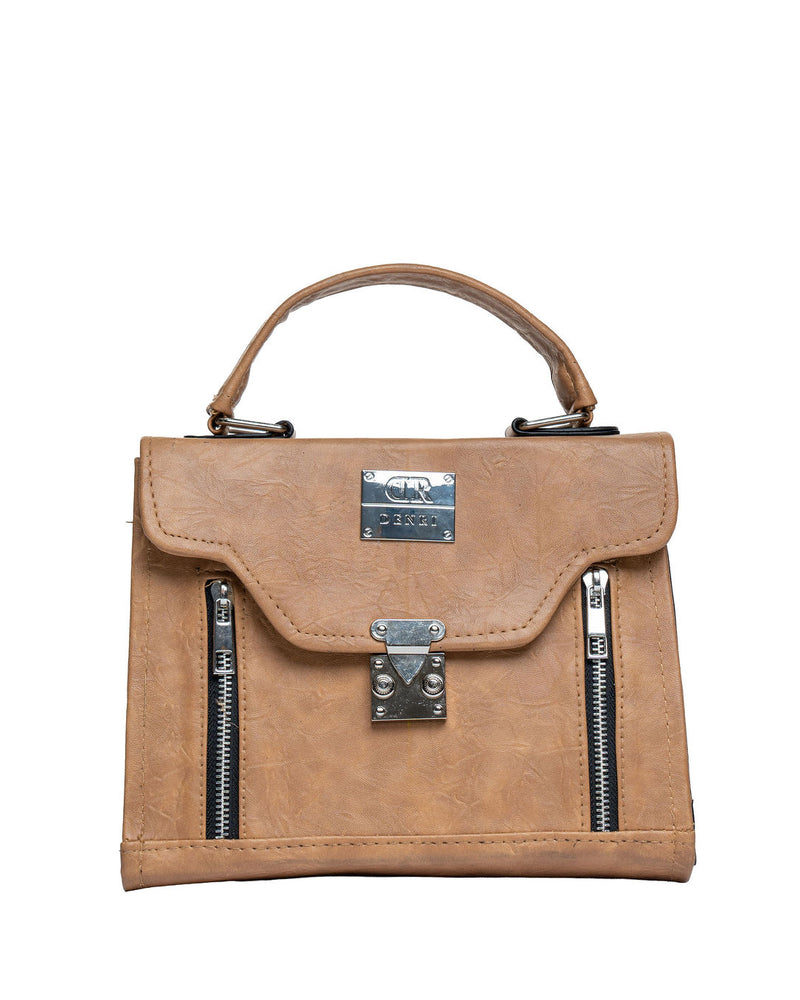 Denri Karina Handbag | Mini Structured bag | Ergonomic Handles & Adjustable Strap