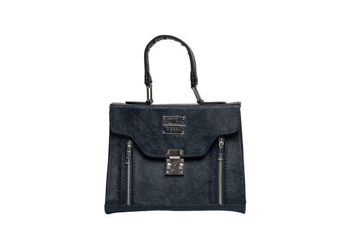 Denri Karina | Mini Structured Handbag | Events, Office & Everyday | Premium Finish, Ergonomic Handles & Adjustable Strap | Compact, Luxe Statement