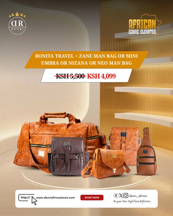 Bonita Travel + Zane Man Bag or Mini Umbra or Nizana or Neo Man Bag