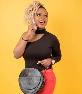Denri Butterfly | Round, Compact Sling Bag | Premium Material, Adjustable Strap & 3 Pockets