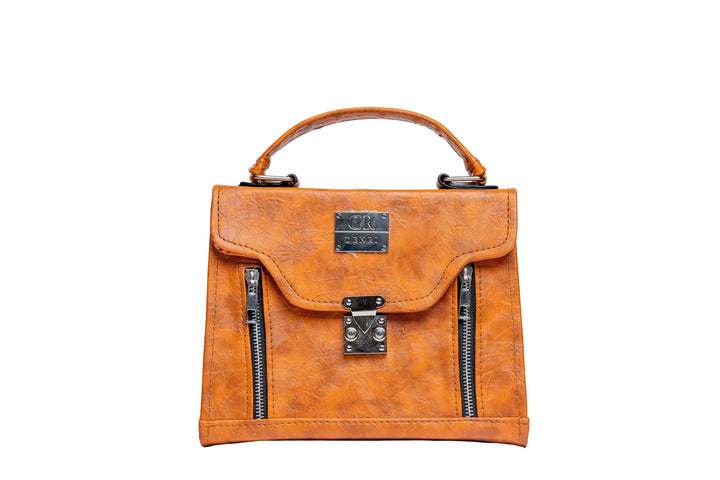 Denri Karina | Mini Structured Handbag | Events, Office & Everyday | Premium Finish, Ergonomic Handles & Adjustable Strap | Compact, Luxe Statement