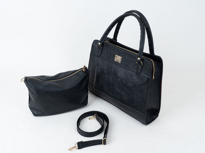 Cess Large Work Tote Bag for Women – Fits 17.3″ Laptop, Stanley Cup Pocket