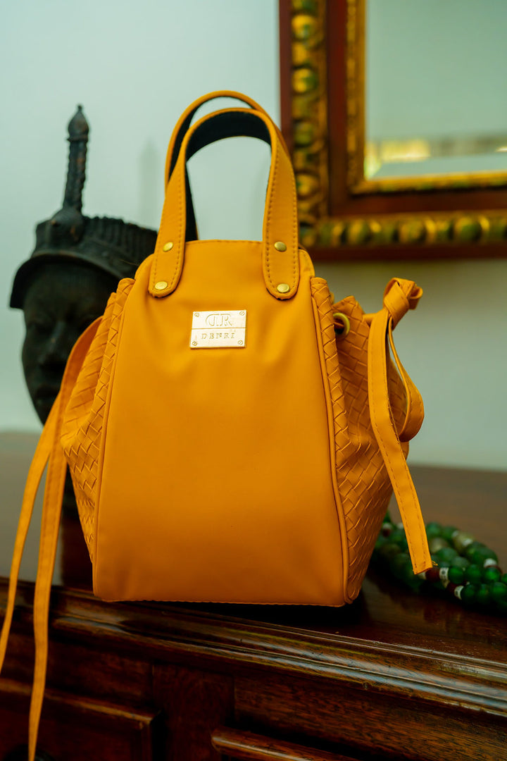 Denri Skye | Statement Evening Handbag | Special Events | Textured Vegan Leather, Hidden Press-Button Closure | Chic & Featherlight