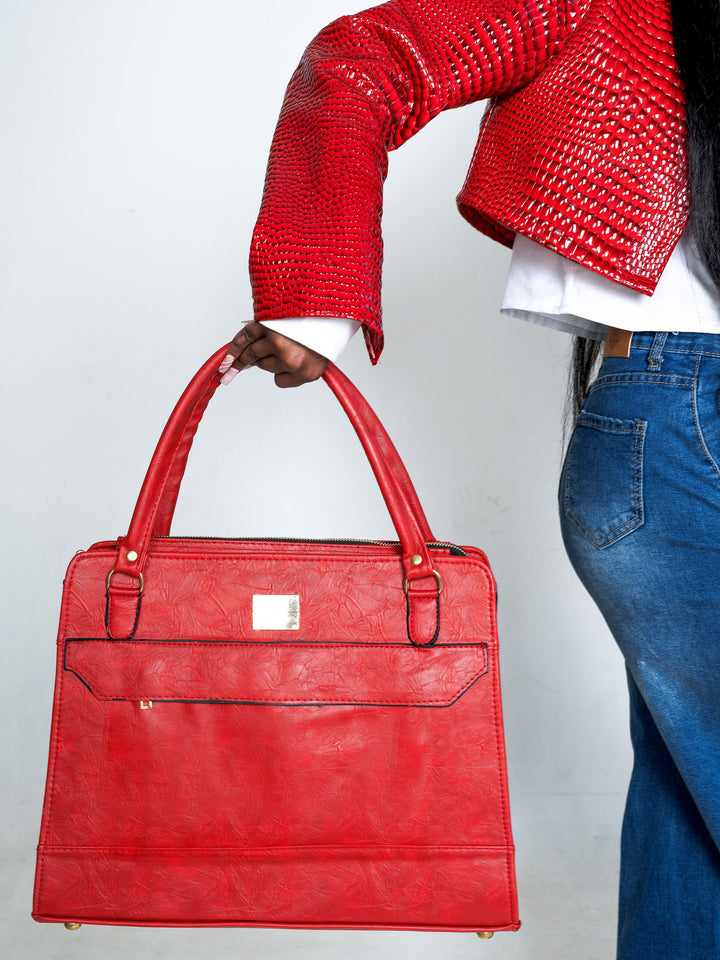 Cess Large Work Tote Bag for Women – Fits 17.3″ Laptop, Stanley Cup Pocket