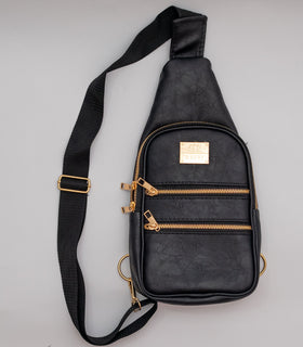 Denri Mini Umbra Chest Bag | Lightweight Build, Front Zipper & Adjustable Strap