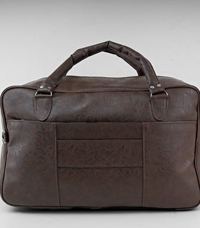 Denri | Taji Travel Bag | Minimalist Wide-Body Duffle | Detachable Strap, Luggage Pass-Through & Multiple Pockets